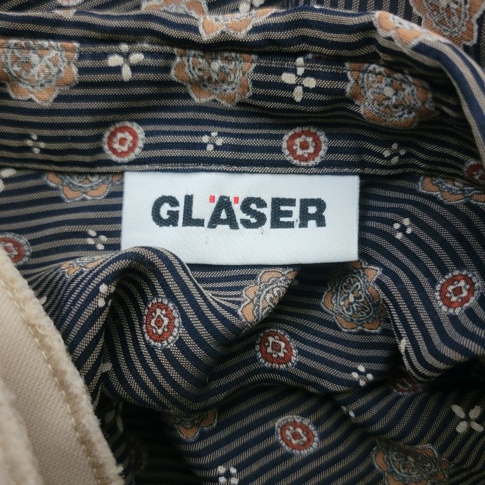 Vintage 70s Glaser Micro Woven Long Sleeve Button Up Shirt - Picture 7 of 8